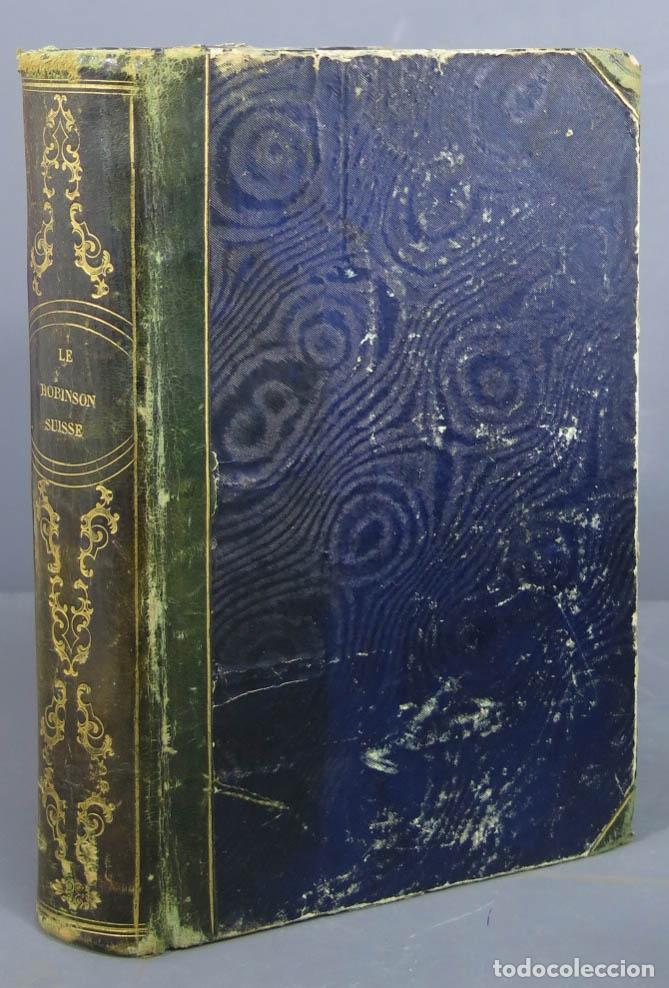 Libros antiguos: Le Robinson suisse. WYSS. 1841 - Foto 1