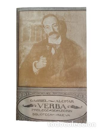 Libros antiguos: Alomar, Gabriel.- VERBA (&iquest;1918?) - Foto 2