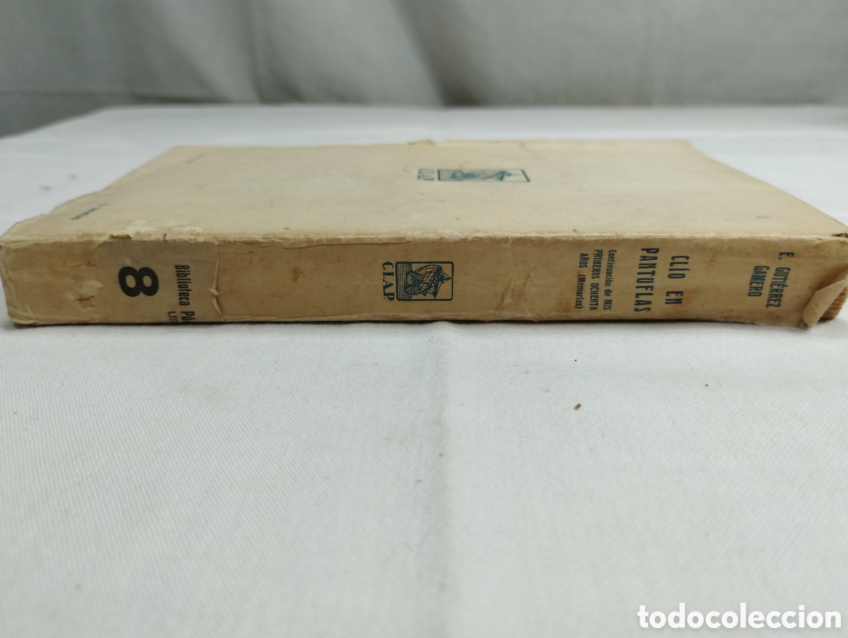 Libros antiguos: Clio en pantuflas. E. Guti&eacute;rrez-Gamero, 1930 KKB - Foto 2