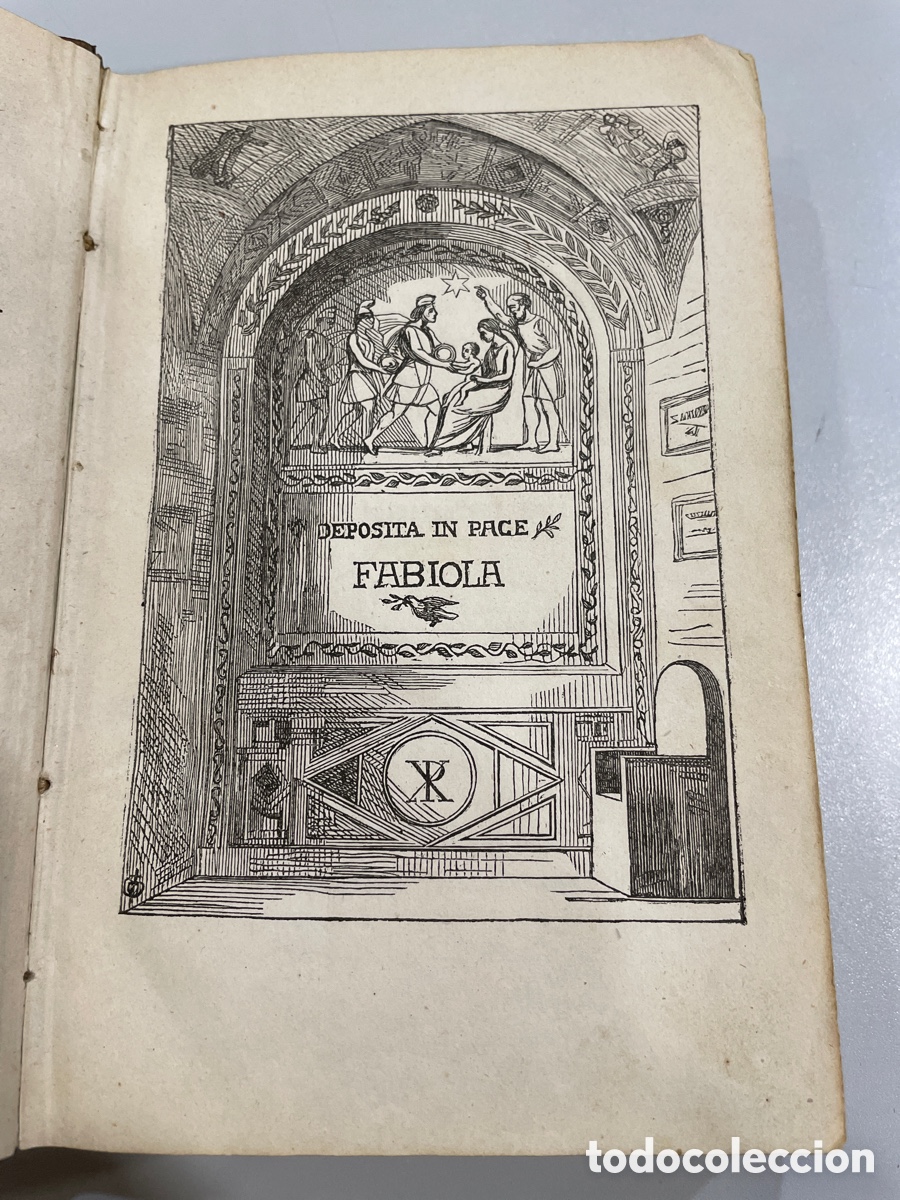 Libros antiguos: Fabiola. Cardenal Wiseman. 1870 - Foto 2