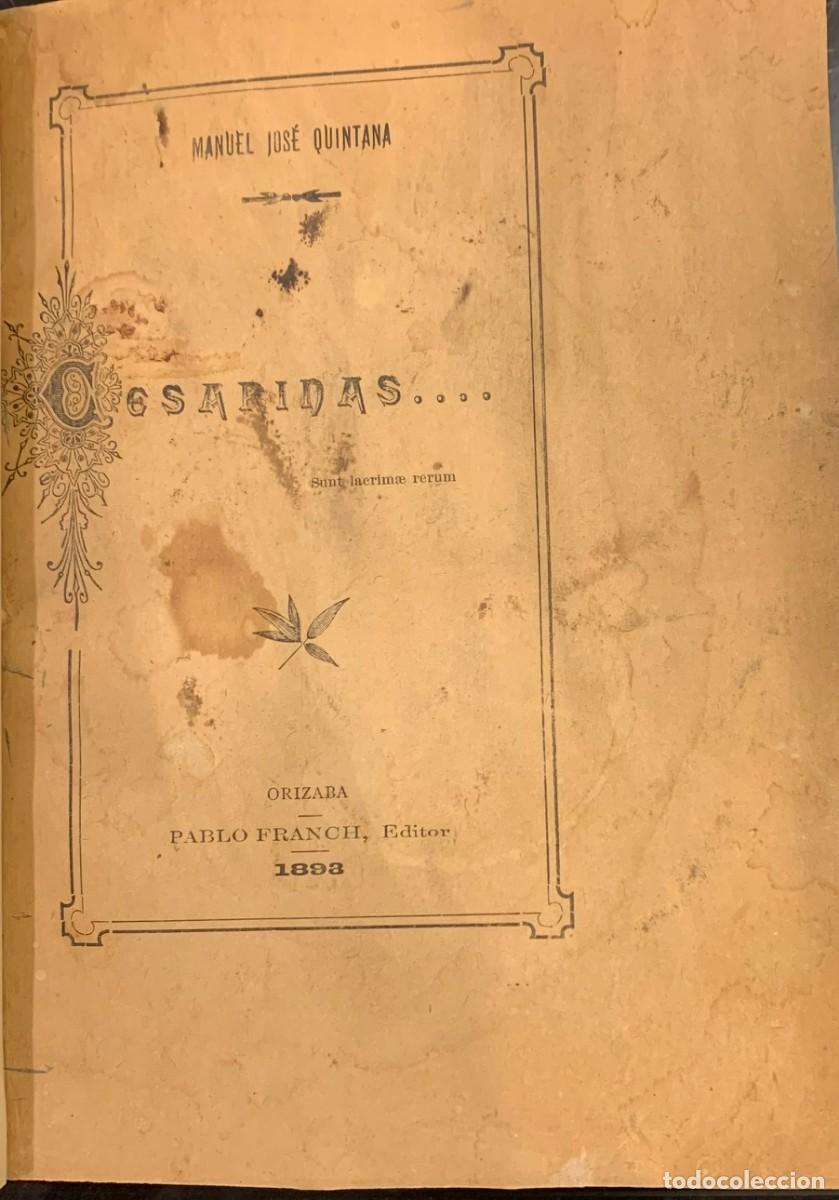 Libros antiguos: Cesarinas - Manuel Jose Quintana - Foto 2