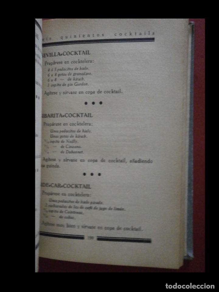 Libros antiguos: Mis 500 Cock-Talis. Pedro Chicote - Foto 2