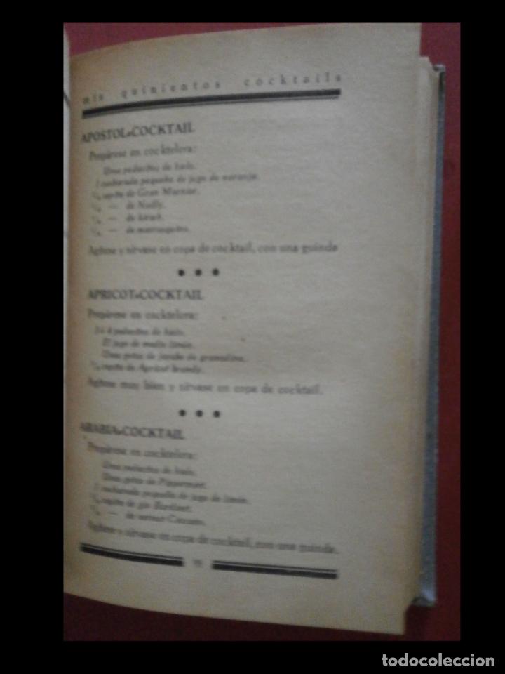 Libros antiguos: Mis 500 Cock-Talis. Pedro Chicote - Foto 6