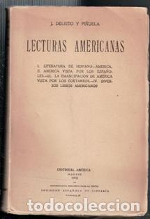 Libros antiguos: Lecturas americanas, Deleito y Pi&ntilde;uela - Foto 1