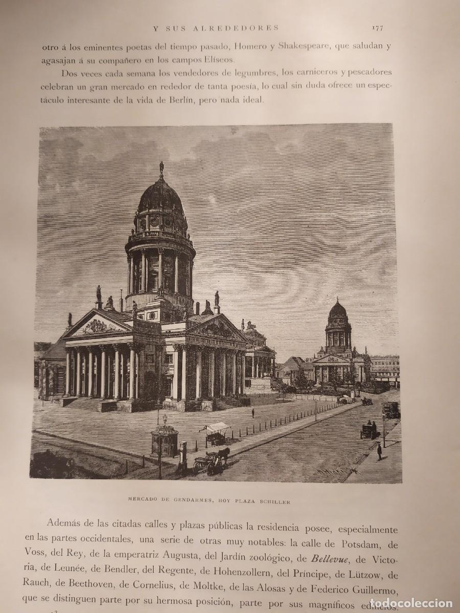 Libros antiguos: 1886. Berl&iacute;n y sus alrededores. Max Ring. - Foto 10