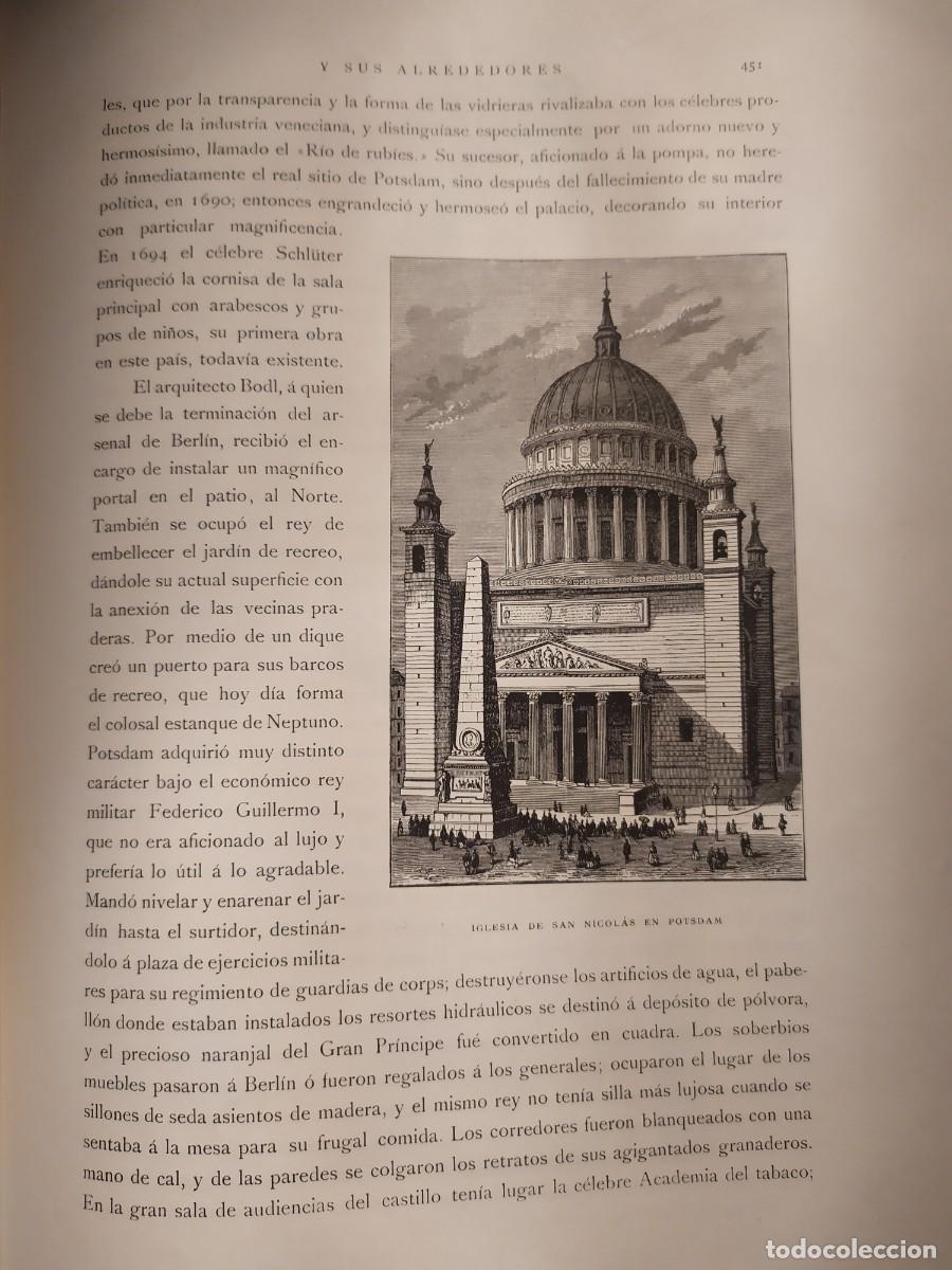 Libros antiguos: 1886. Berl&iacute;n y sus alrededores. Max Ring. - Foto 13