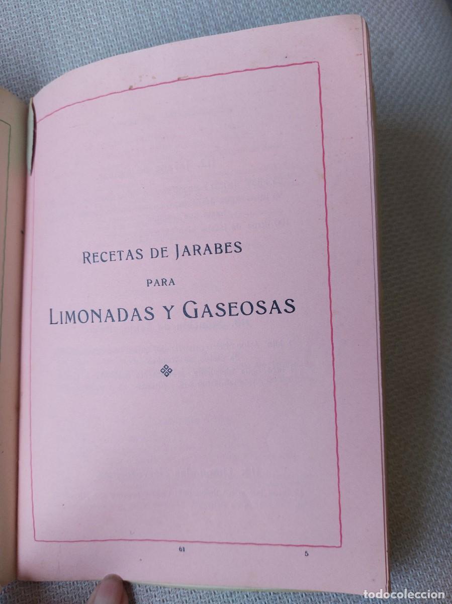 Libros antiguos: Recetas aguardientes y jarabes - schimel &CO - Foto 3