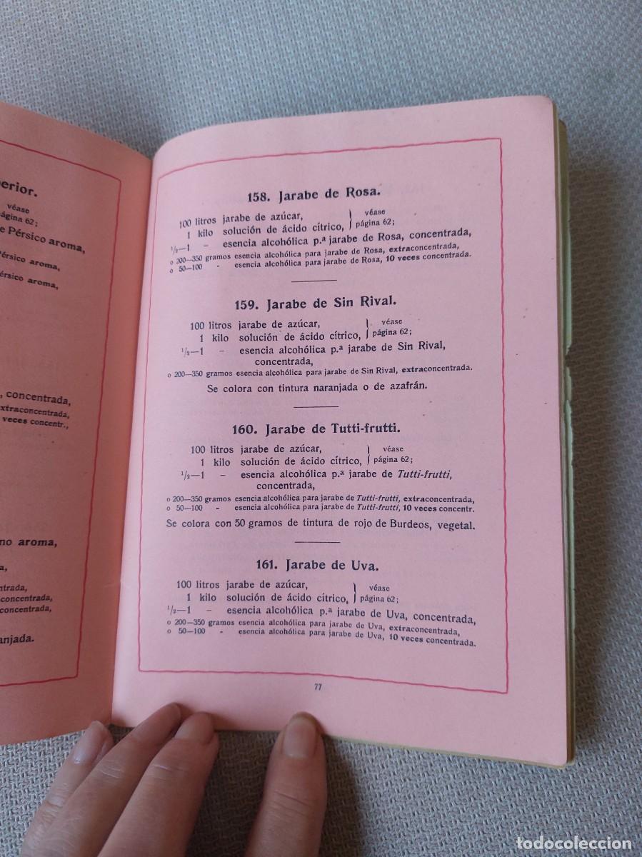 Libros antiguos: Recetas aguardientes y jarabes - schimel &CO - Foto 4
