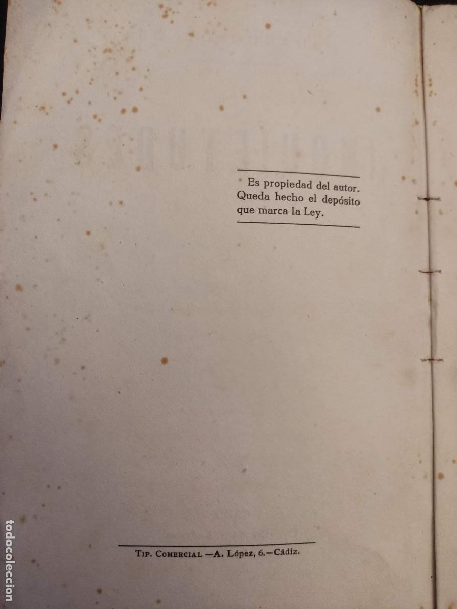 Libros antiguos: INQUIETUDES - EDUARDO DE ORY - C&Aacute;DIZ 1925 APROX. - Foto 3