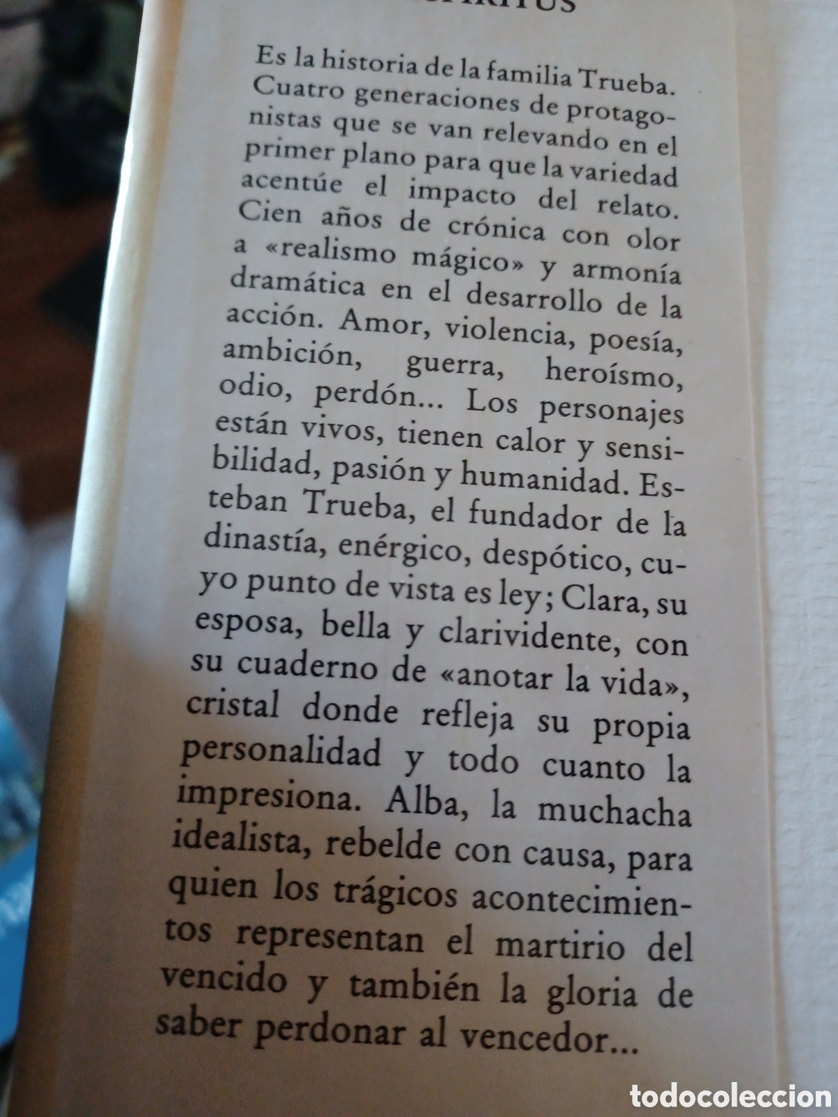 Libros antiguos: Barybook 140..... . . La casa de los esp&iacute;ritus Isabel Allende C&iacute;rculo - Foto 4