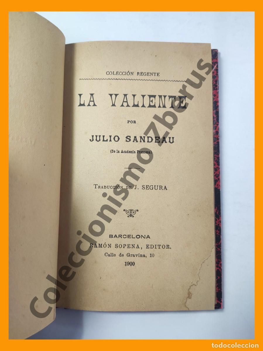 Libros antiguos: La Valiente - Julio Sandeu - Foto 3