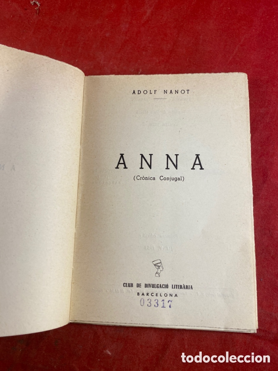 Libros antiguos: ANNA - Foto 3