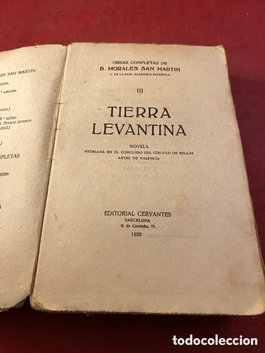 Libros antiguos: TIERRA LEVANTINA - Foto 2