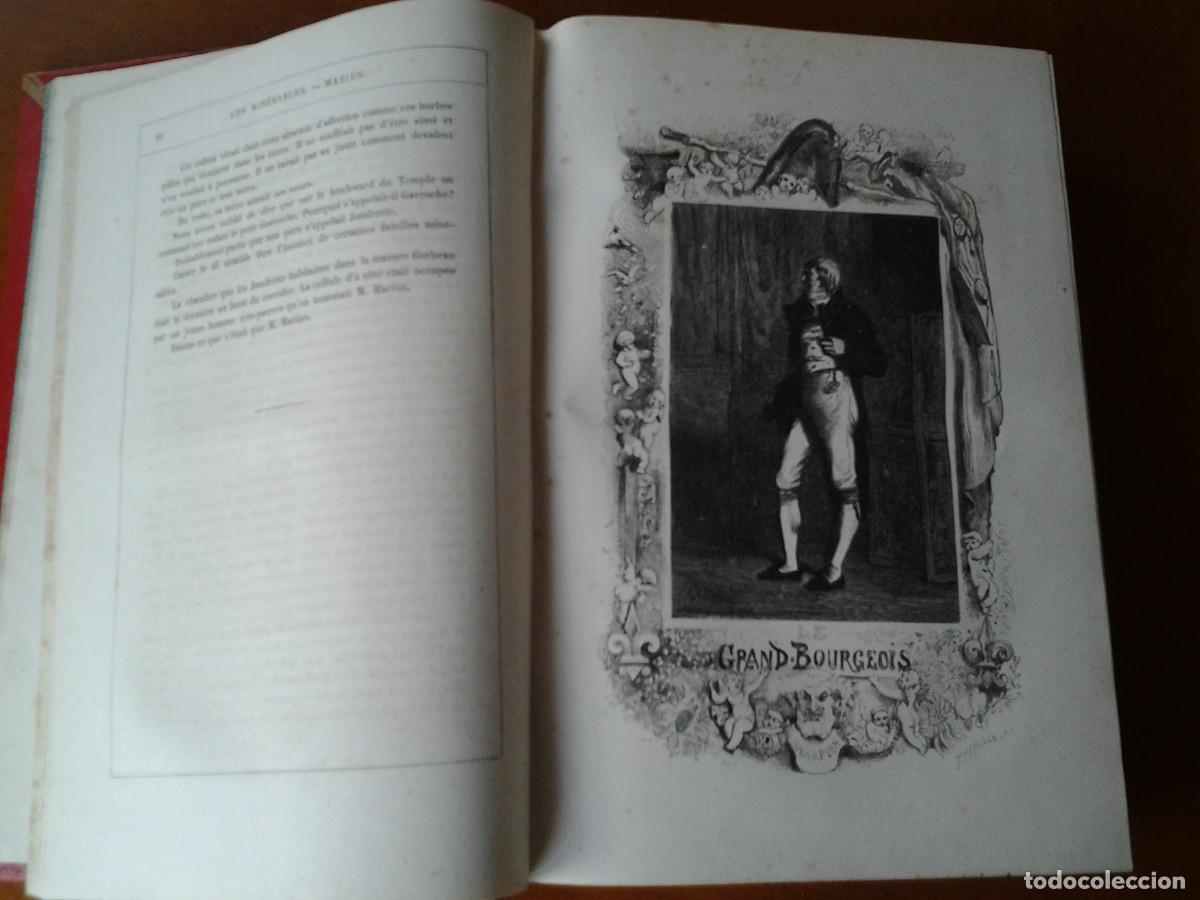 Libros antiguos: LES MISERABLES, de VICTOR HUGO (3&ordf; y 4&ordf; PARTE) - Foto 6