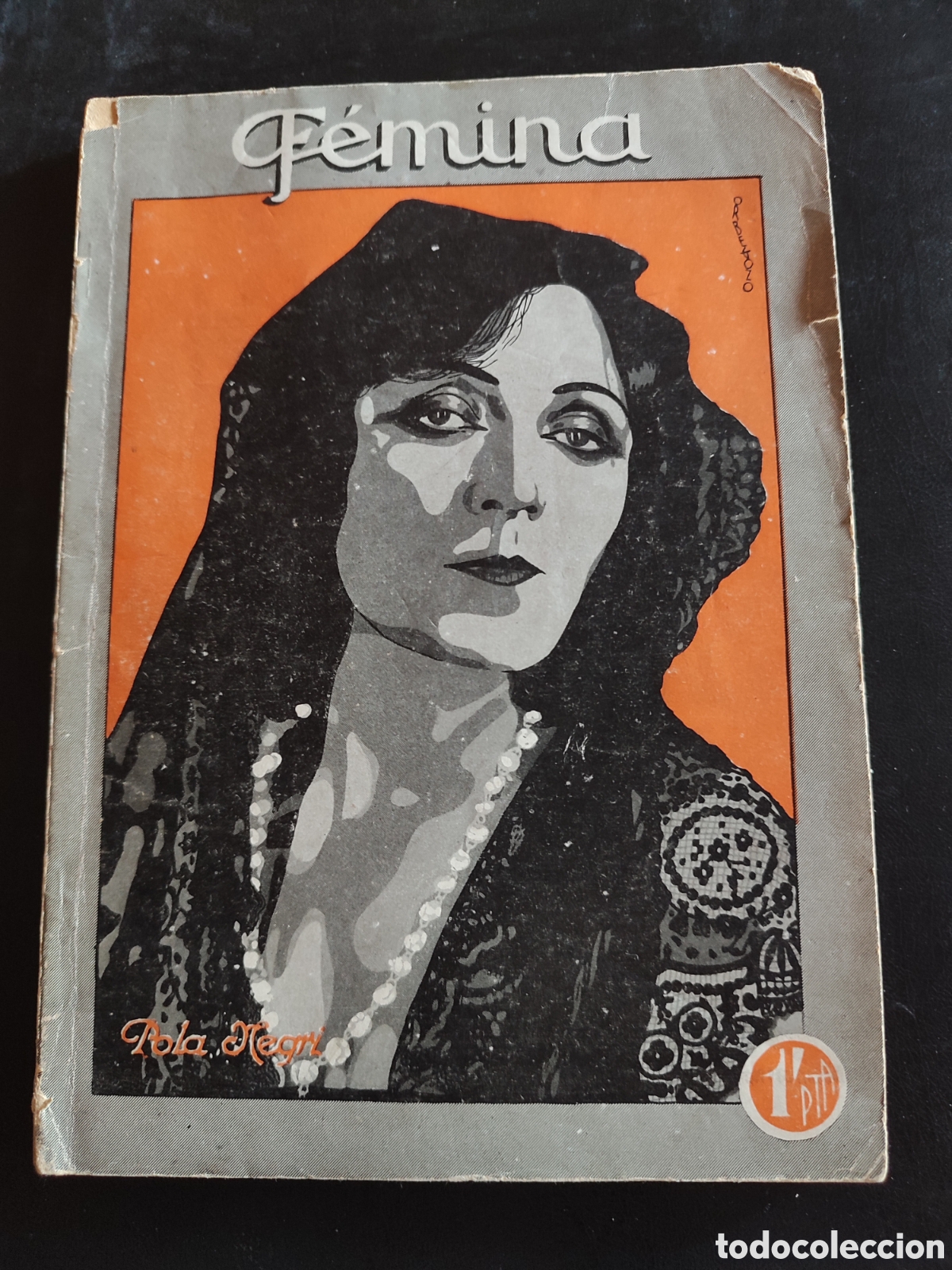 Antiquarische B&uuml;cher: F&eacute;mina ,prensa moderna publicaci&oacute;n quincenal a&ntilde;o1 n&uacute;m 1, 112 paginas