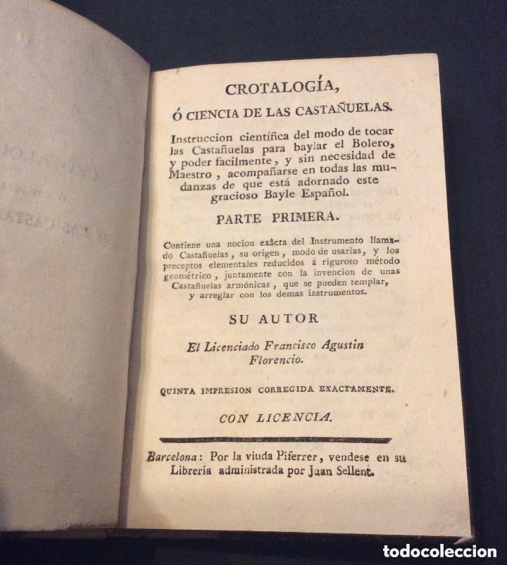 Libros antiguos: CROTALOG&Iacute;A O CIENCIA DE LAS CASTA&Ntilde;UELAS - Foto 4