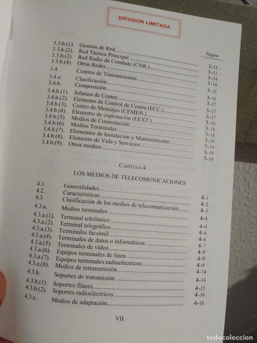 Libros antiguos: MANUAL DEL EJERCITO SOBRE TELECOMUNICACIONES - Foto 4
