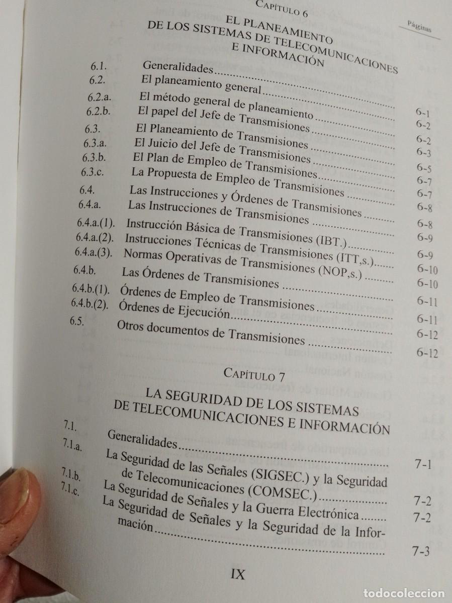 Libros antiguos: MANUAL DEL EJERCITO SOBRE TELECOMUNICACIONES - Foto 6