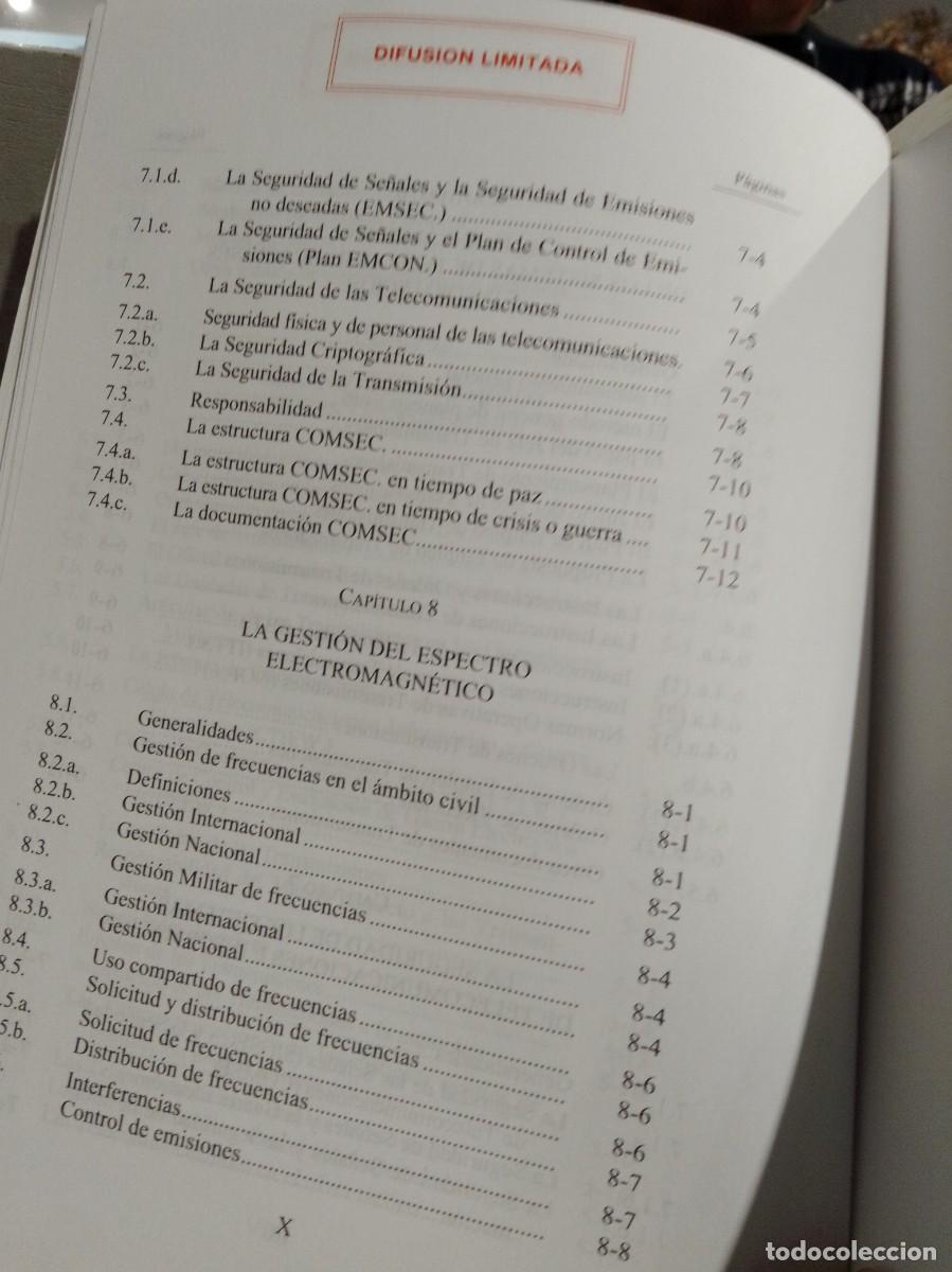 Libros antiguos: MANUAL DEL EJERCITO SOBRE TELECOMUNICACIONES - Foto 7