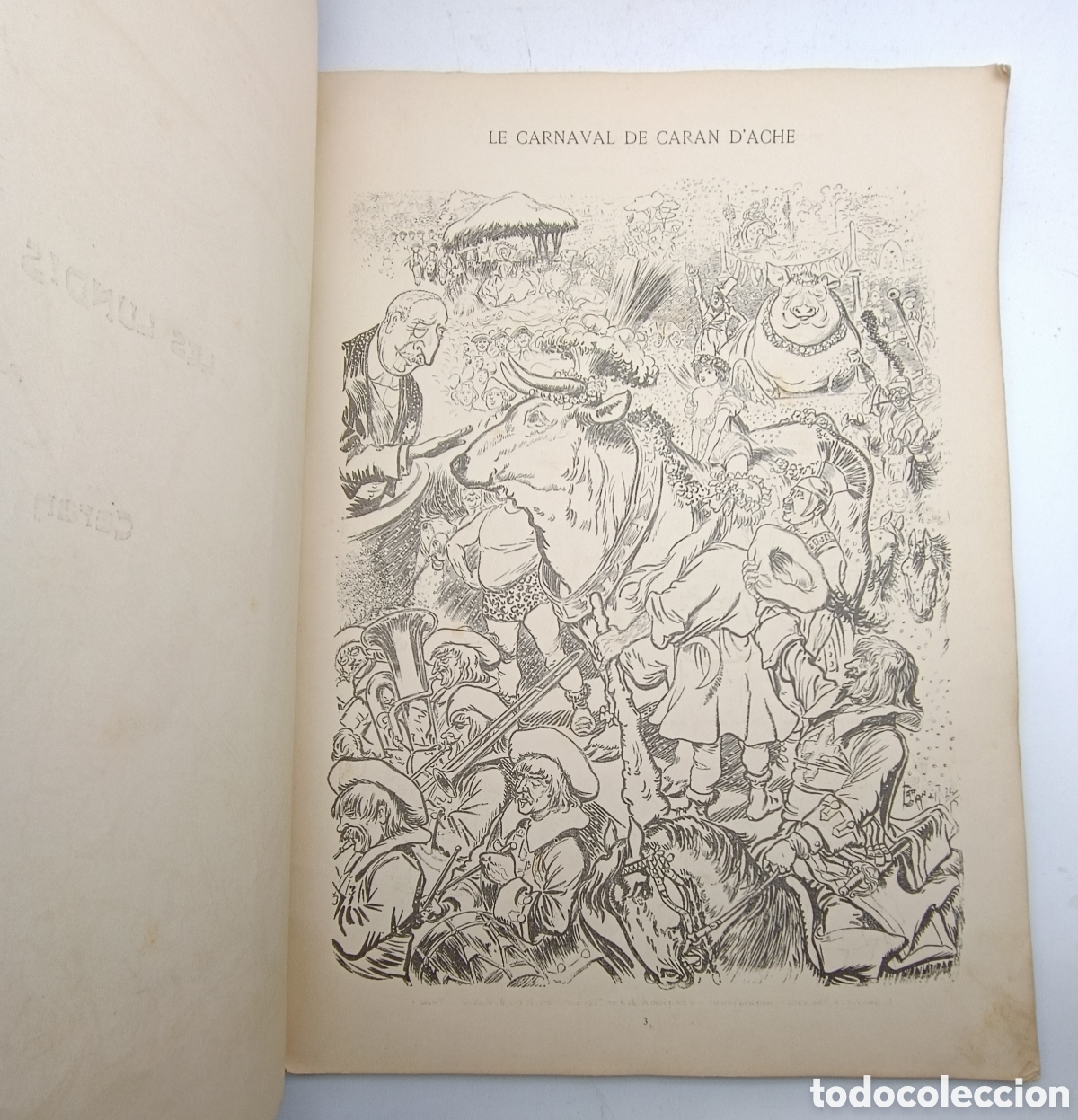 Libros antiguos: Les Lundis du Figaro par Caran dache Paris - Foto 2