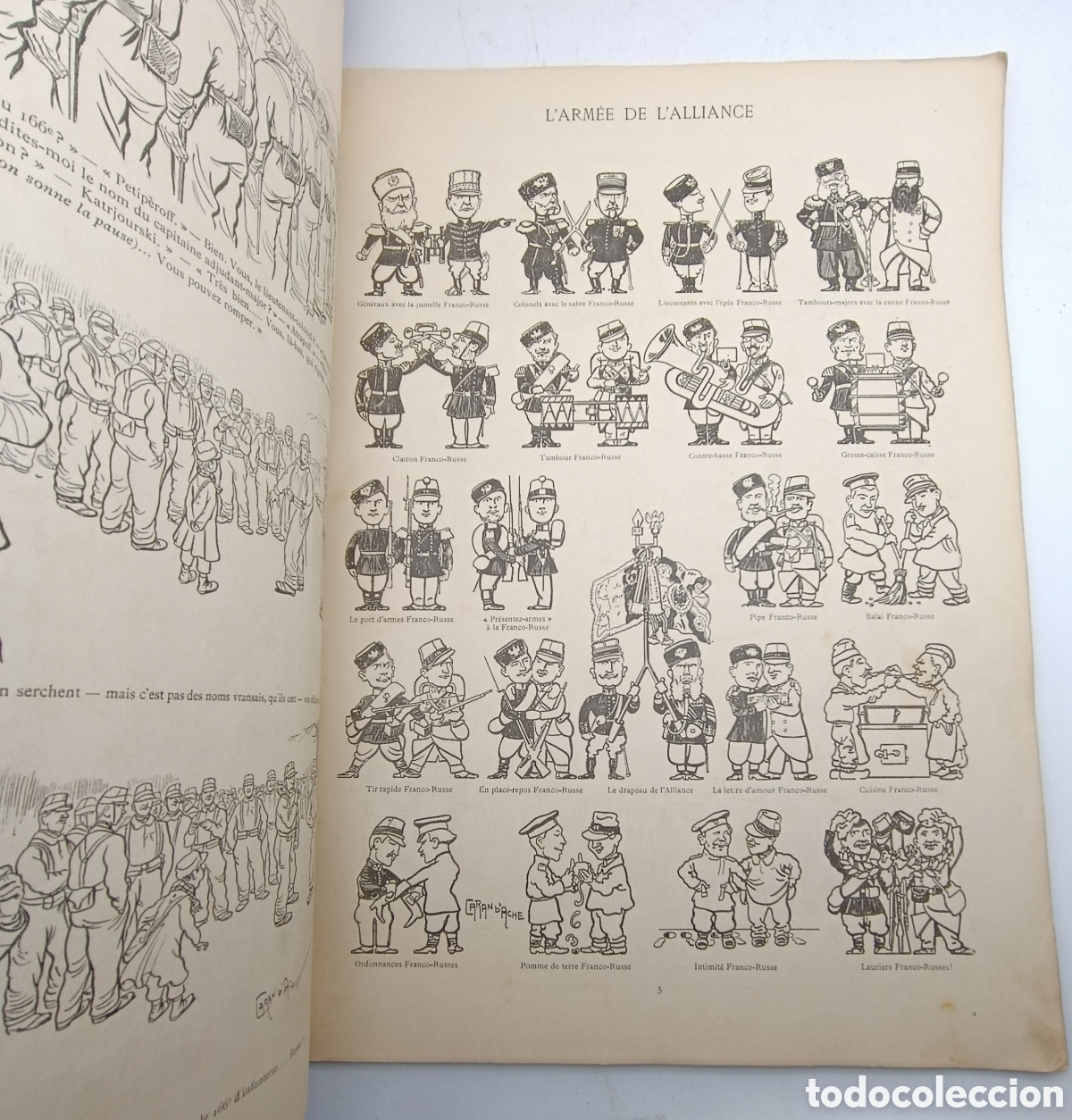Libros antiguos: Les Lundis du Figaro par Caran dache Paris - Foto 3