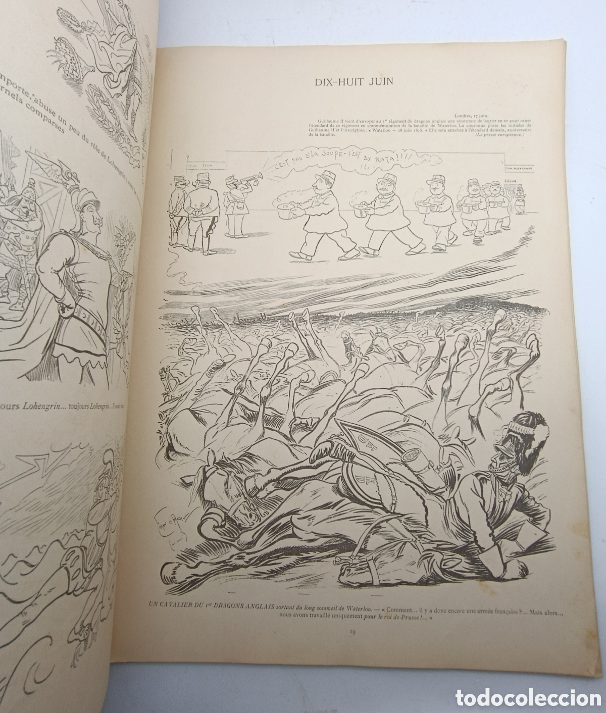 Libros antiguos: Les Lundis du Figaro par Caran dache Paris - Foto 6