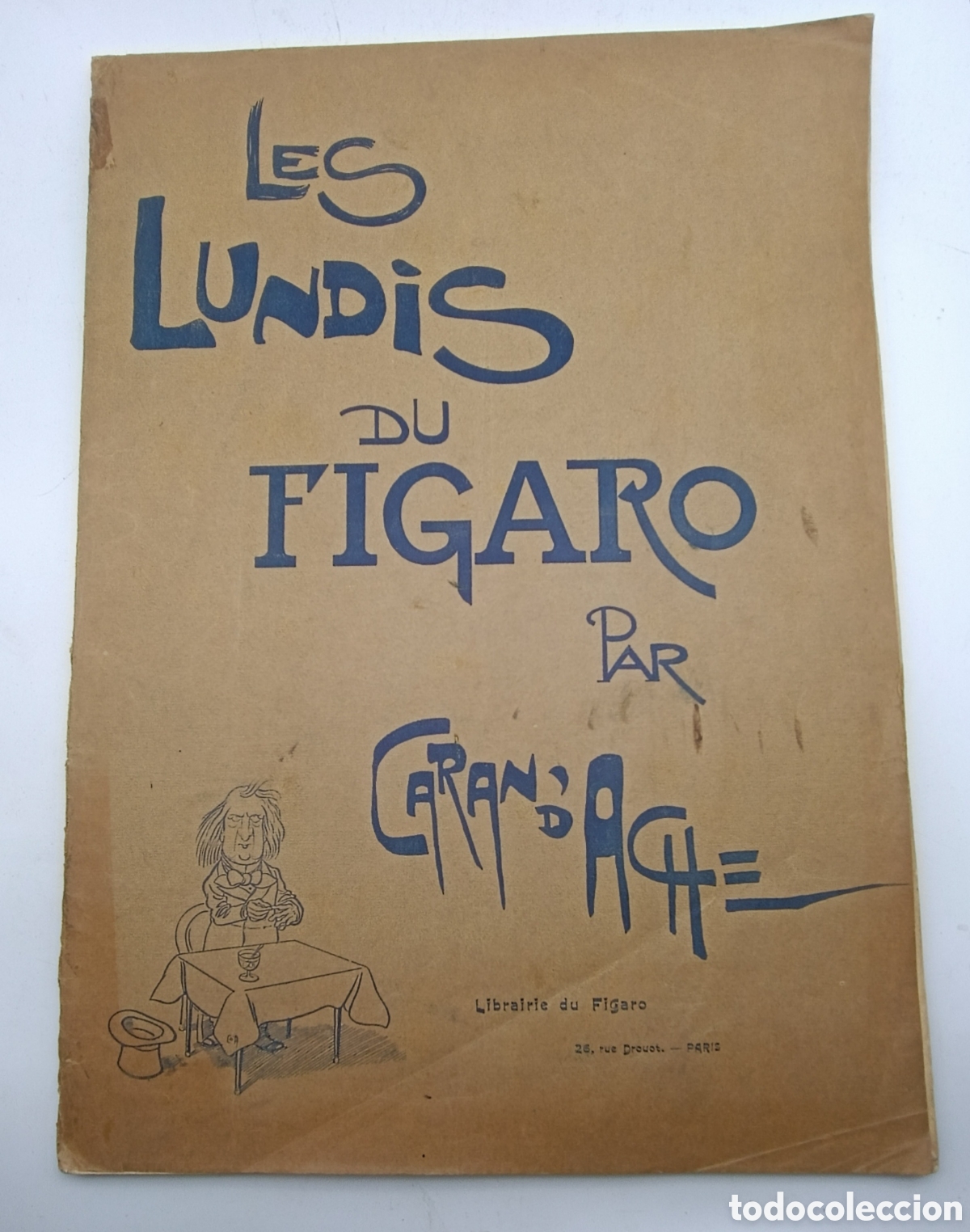 Libros antiguos: Les Lundis du Figaro par Caran dache Paris - Foto 1