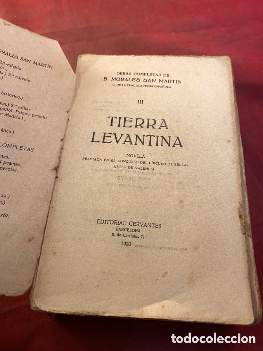 Libros antiguos: TIERRA LEVANTINA 1920 - Foto 3