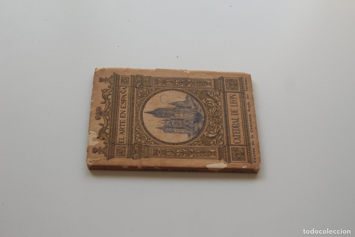 Libros antiguos: EL ARTE DE ESPA&Ntilde;A CATEDRAL DE LEON EDICI&Oacute;N THOMAS - Foto 2