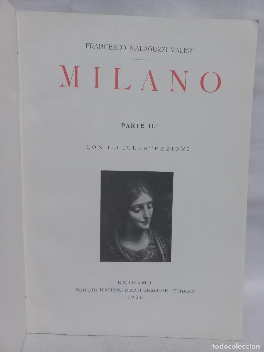 Libros antiguos: F. Malaguzzi - Valeri - Milano, Parte Seconda - 1906 - Foto 2