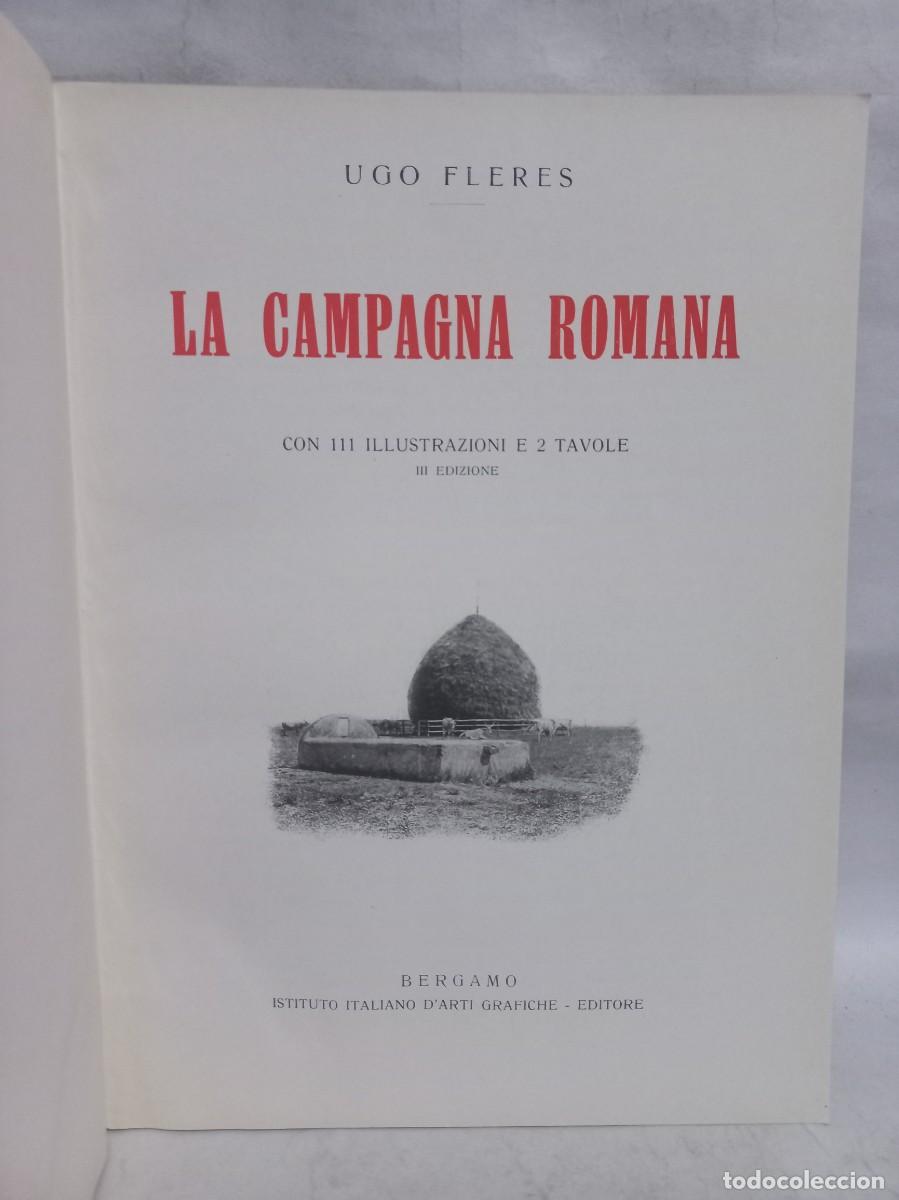 Libros antiguos: Ugo Fleres - La Campagna Romana - 1930 - Foto 2
