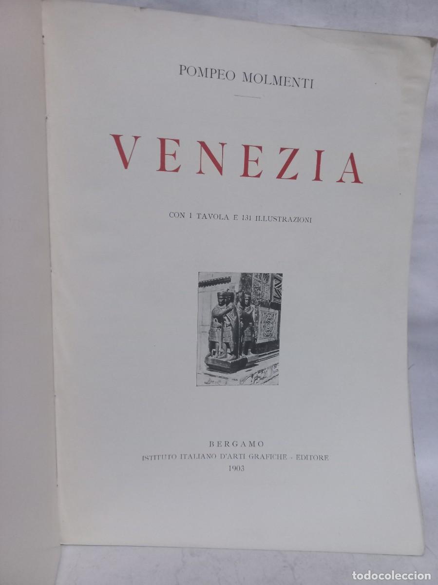 Libros antiguos: Pompeo Molmenti - Venezia - 1903 - Foto 2