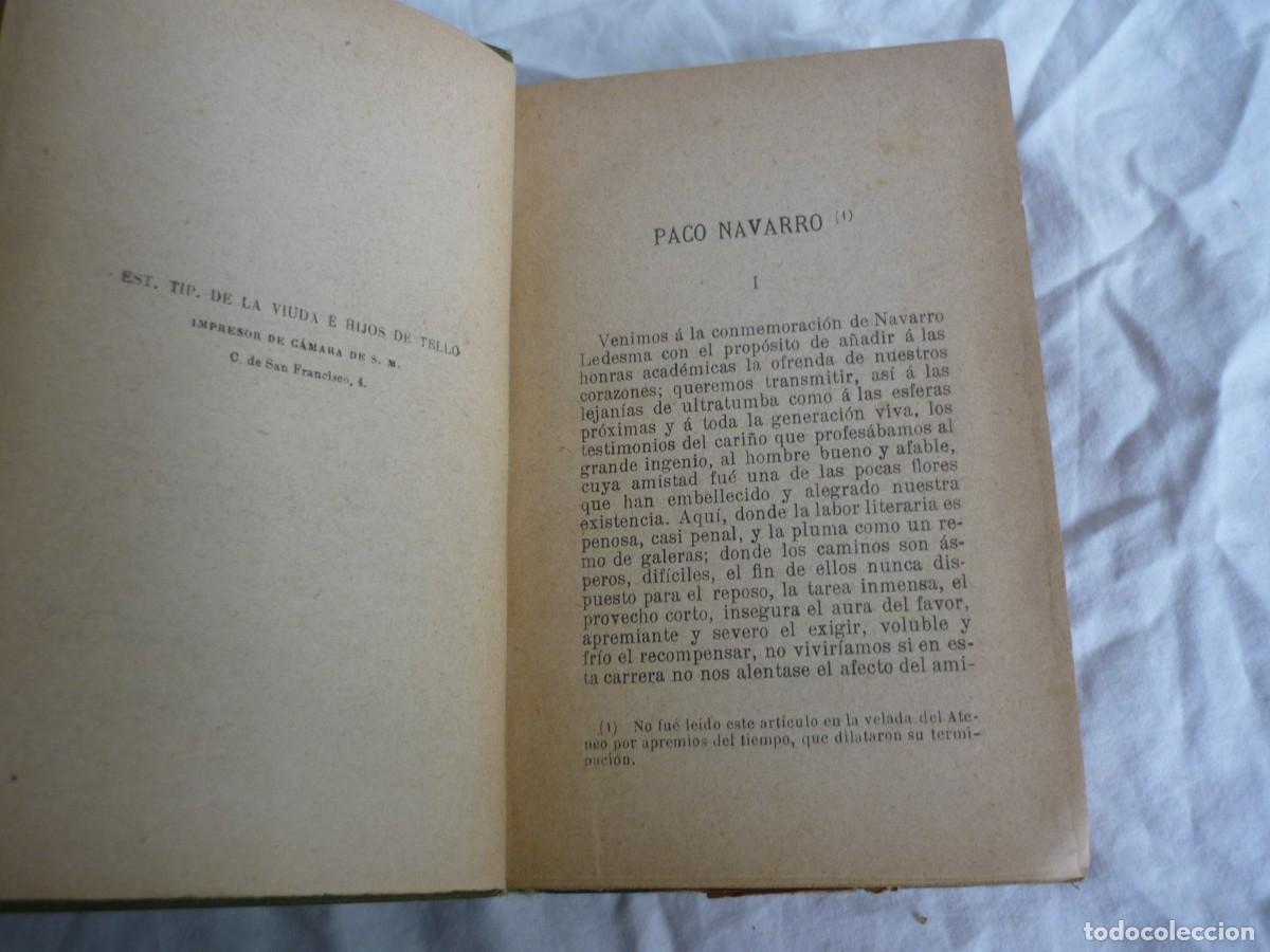 Libros antiguos: Memoranda (1906) + amigo Manso (1893) - Foto 9