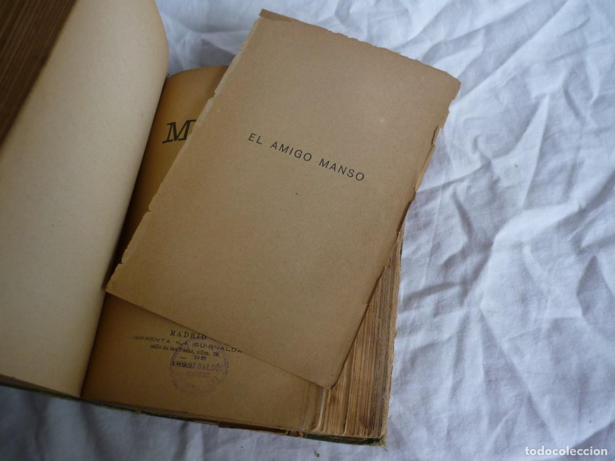 Libros antiguos: Memoranda (1906) + amigo Manso (1893) - Foto 11