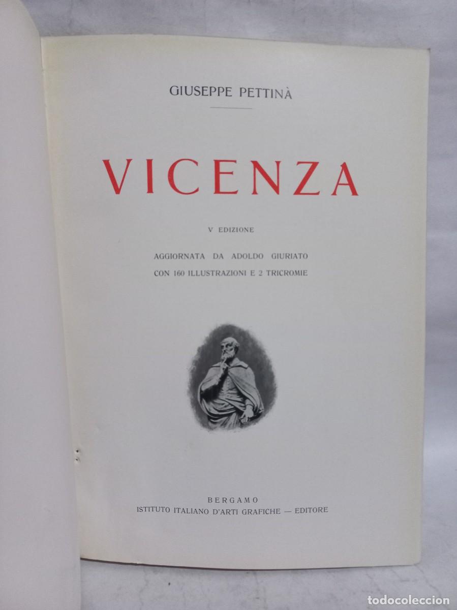 Libros antiguos: Giuseppe Pettin&aacute; - Vicenza - 1930 - Foto 2