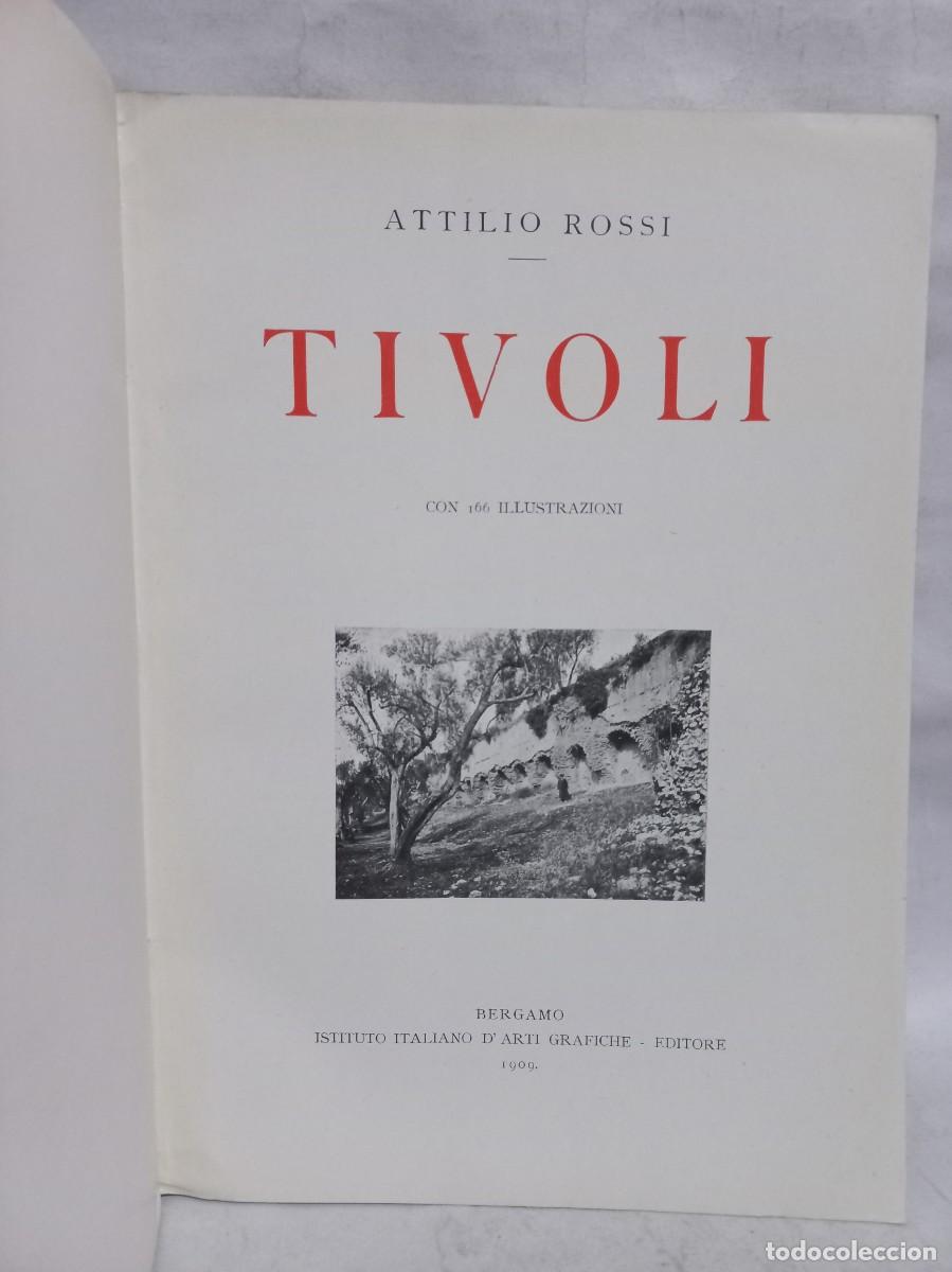 Libros antiguos: Attilio Rossi - Tivoli - 1909 - Foto 2