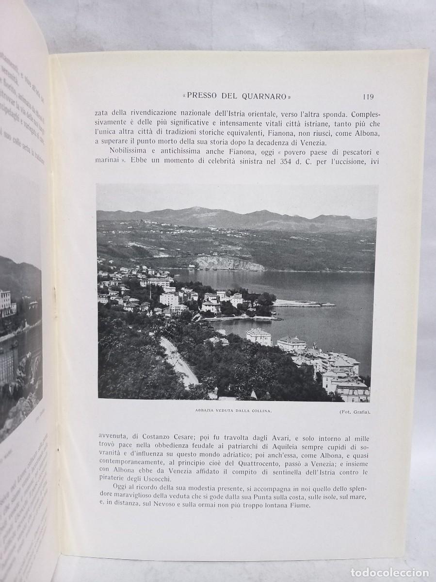 Libros antiguos: Amy A.Bernardy - Istria e Quarnaro - 1927 - Foto 3