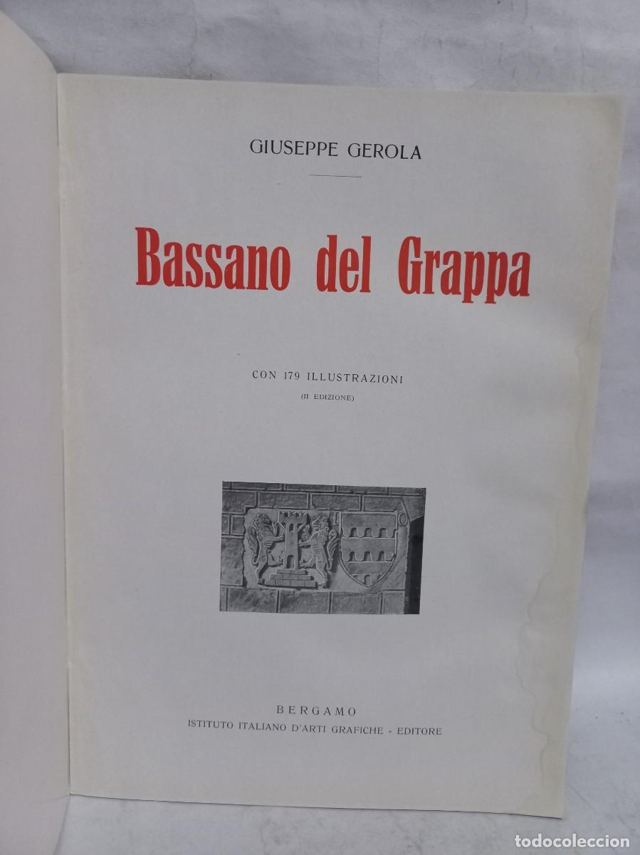 Libros antiguos: Giuseppe Gerola - Bassano del Grappa - 1931 - Foto 2