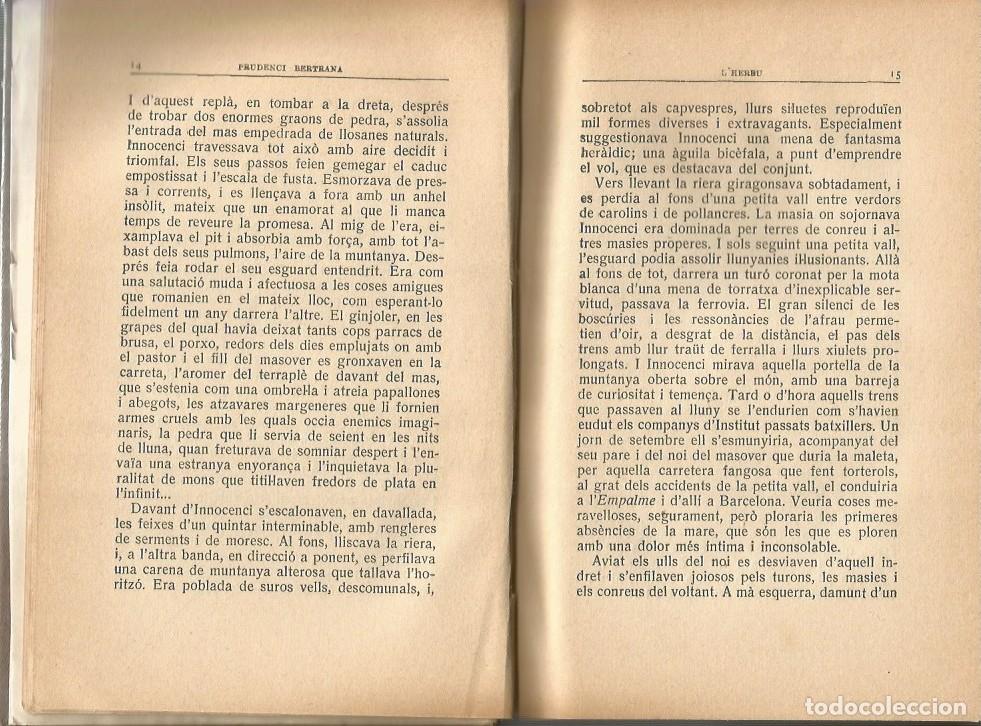 Libros antiguos: LHEREU - PRUDENCI BERTRANA - Foto 2