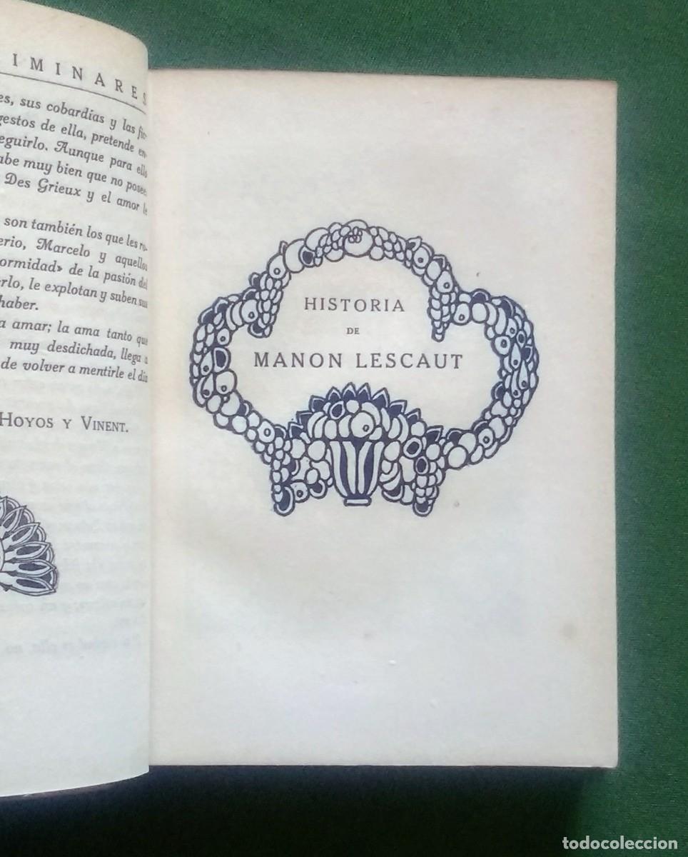 Libros antiguos: MANON LESCAUT - ABATE PREVOST - LA ESTRELLA 1920. - Foto 3