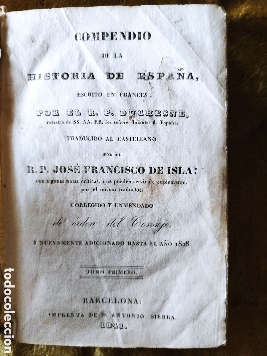 Libros antiguos: COMPENDIO DE LA HISTORIA DE ESPA&Ntilde;A 1841 - Foto 2