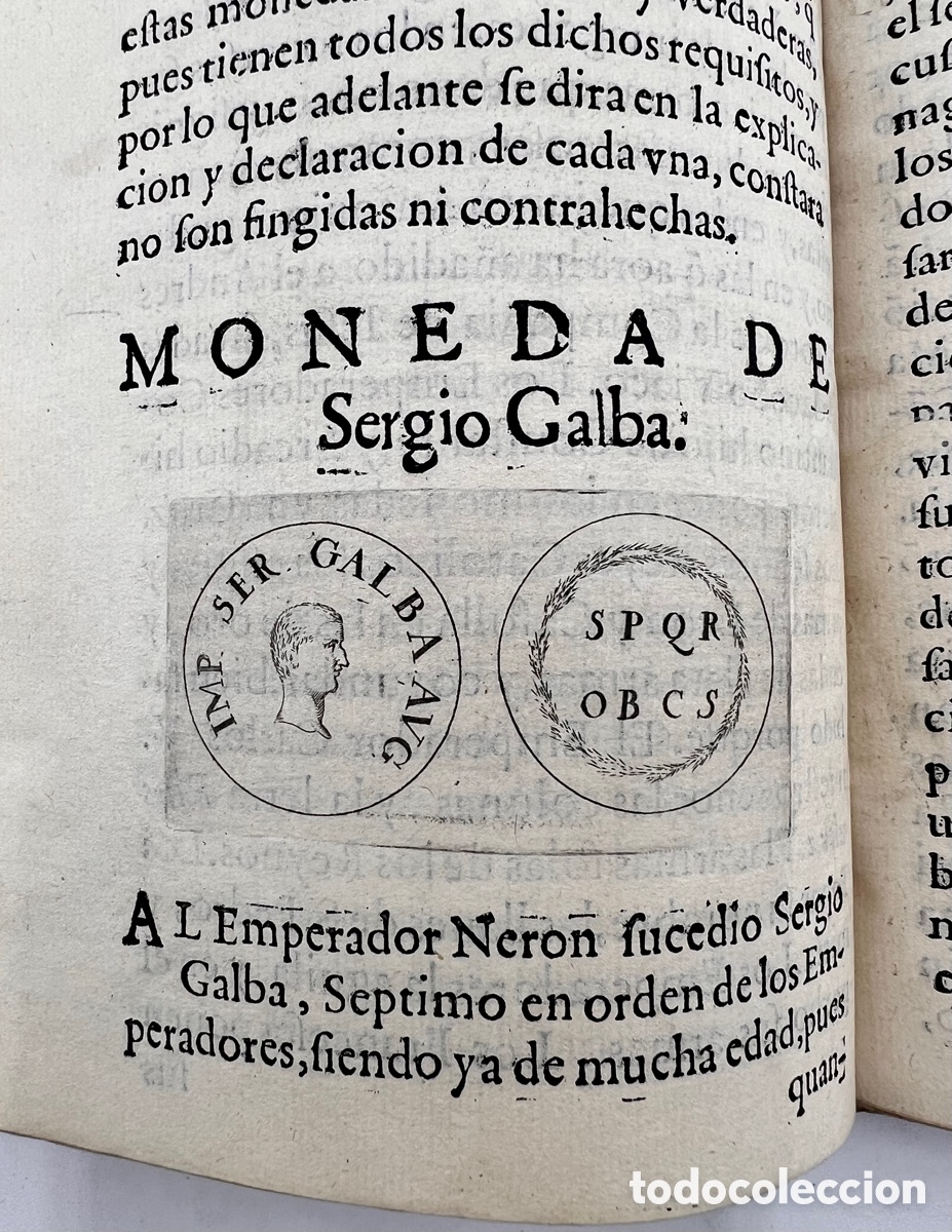 Libros antiguos: 1620. Qui&ntilde;ones. Explicaci&oacute;n de unas monedas de oro&hellip; - Foto 2