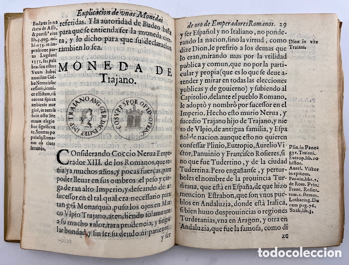 Libros antiguos: 1620. Qui&ntilde;ones. Explicaci&oacute;n de unas monedas de oro&hellip; - Foto 3