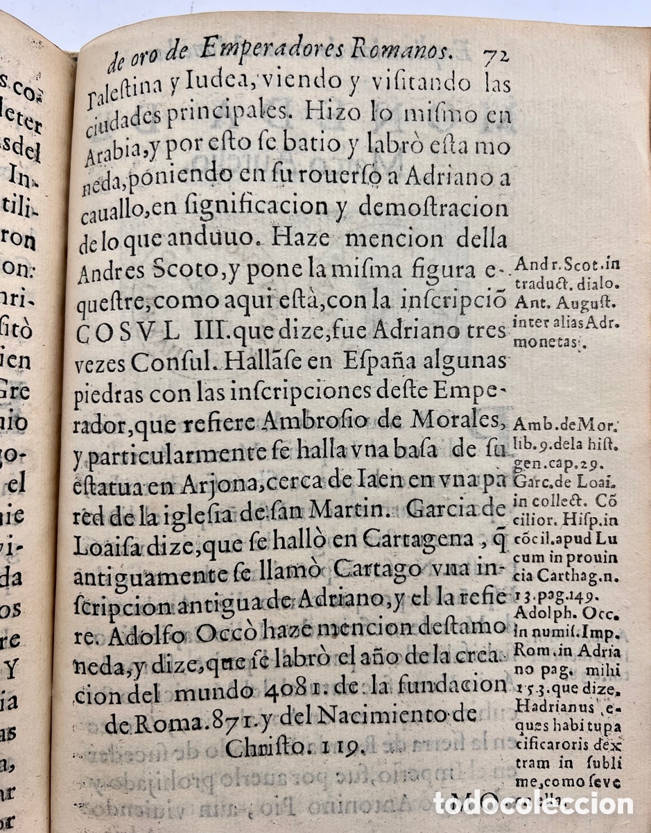 Libros antiguos: 1620. Qui&ntilde;ones. Explicaci&oacute;n de unas monedas de oro&hellip; - Foto 9