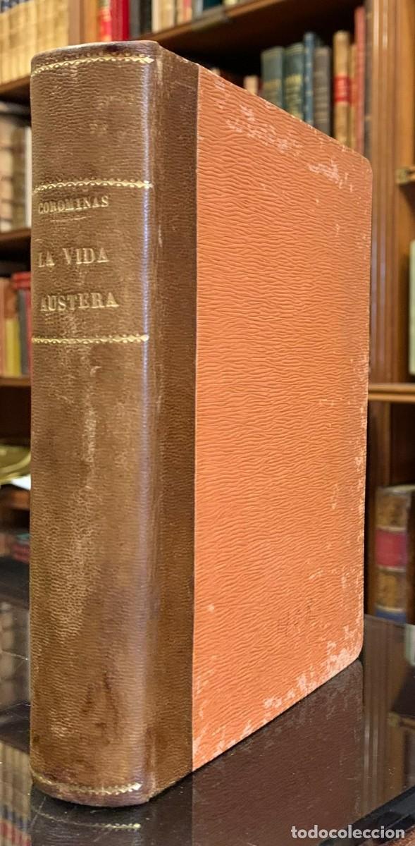 Libros antiguos: La Vida Austera - Pere Corominas - Foto 1