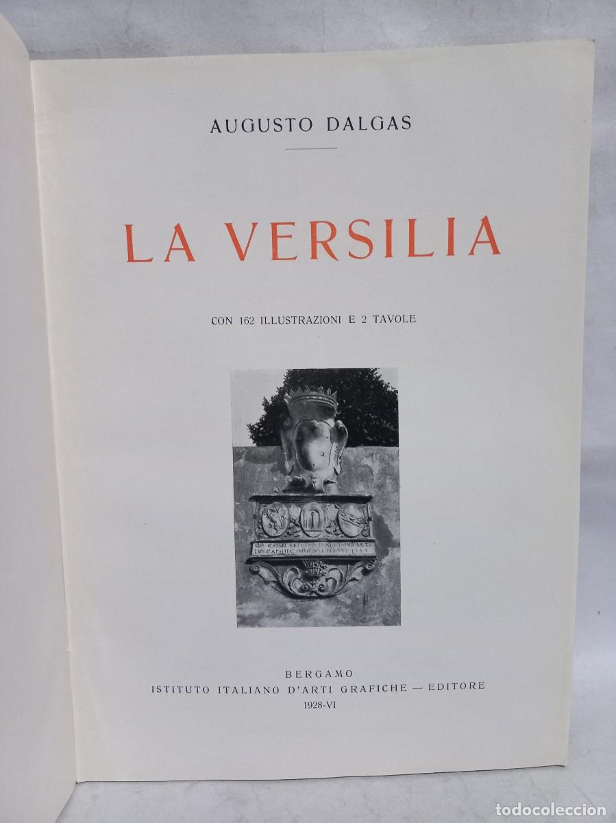Libros antiguos: Augusto Dalgas - La Versilia - 1928 - Foto 2