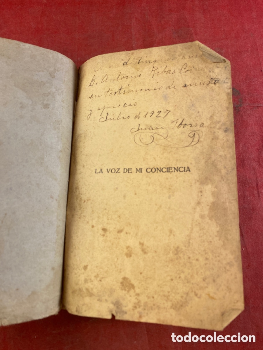 Libros antiguos: LA VOZ DE MI CONCIENCIA VALENCIA 1924 - Foto 2