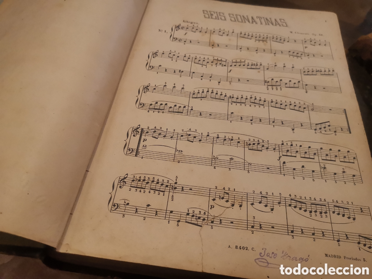 Libros antiguos: ppLibro escuela de piano jose trago - Foto 9