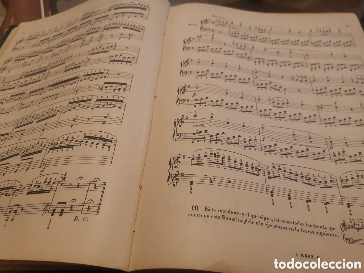 Libros antiguos: ppLibro escuela de piano jose trago - Foto 10