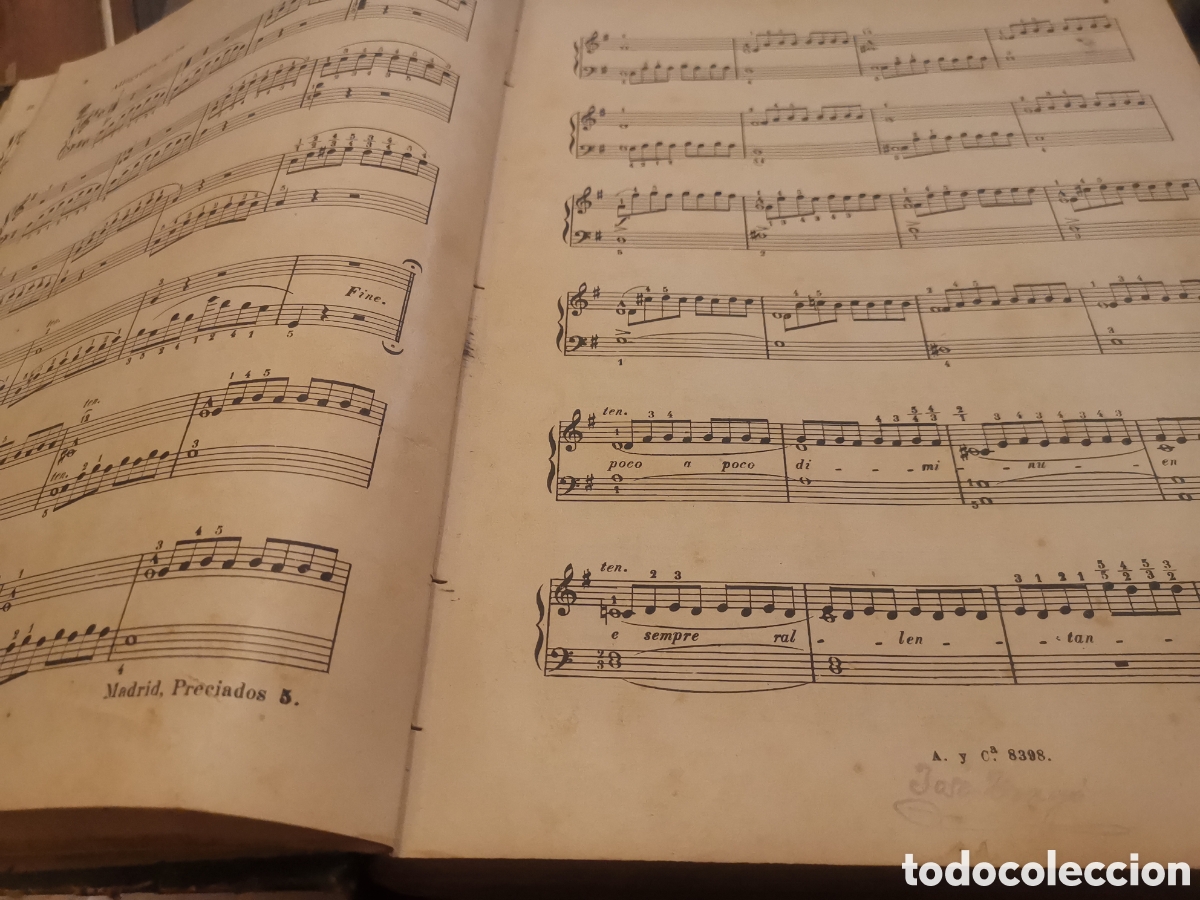 Libros antiguos: ppLibro escuela de piano jose trago - Foto 11
